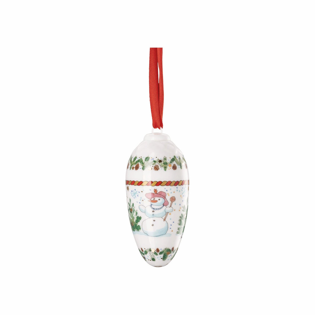 02262 - 727258 - 27826 - Weihnachtszapfen 25, Porzellanzapfen limitiert, Hutschenreuther 2025