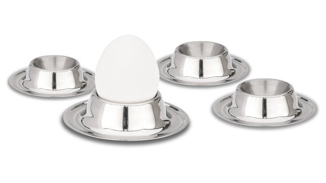 WEIS - 15104 - WEIS - Eierbecher Set aus Edelstahl - 4 Stück