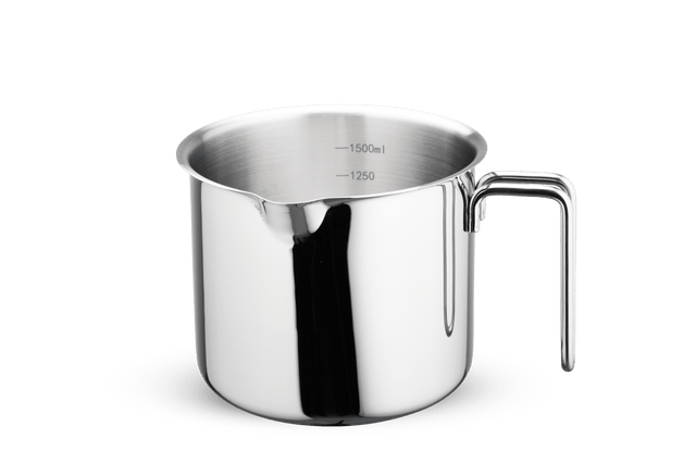 WEIS-18456 - WEIS - Milchtopf induktionsgeeignet 1,5 L mit Skala