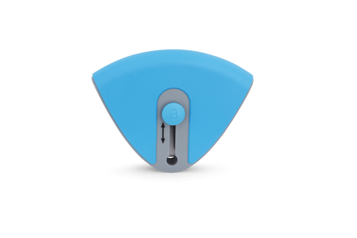 Weis-17432 - WEIS - Pizzaschneider einklappbar, blau