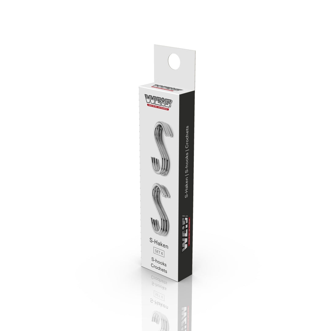 WEIS-60906 - WEIS - S-Haken 6-Box, Edelstahl