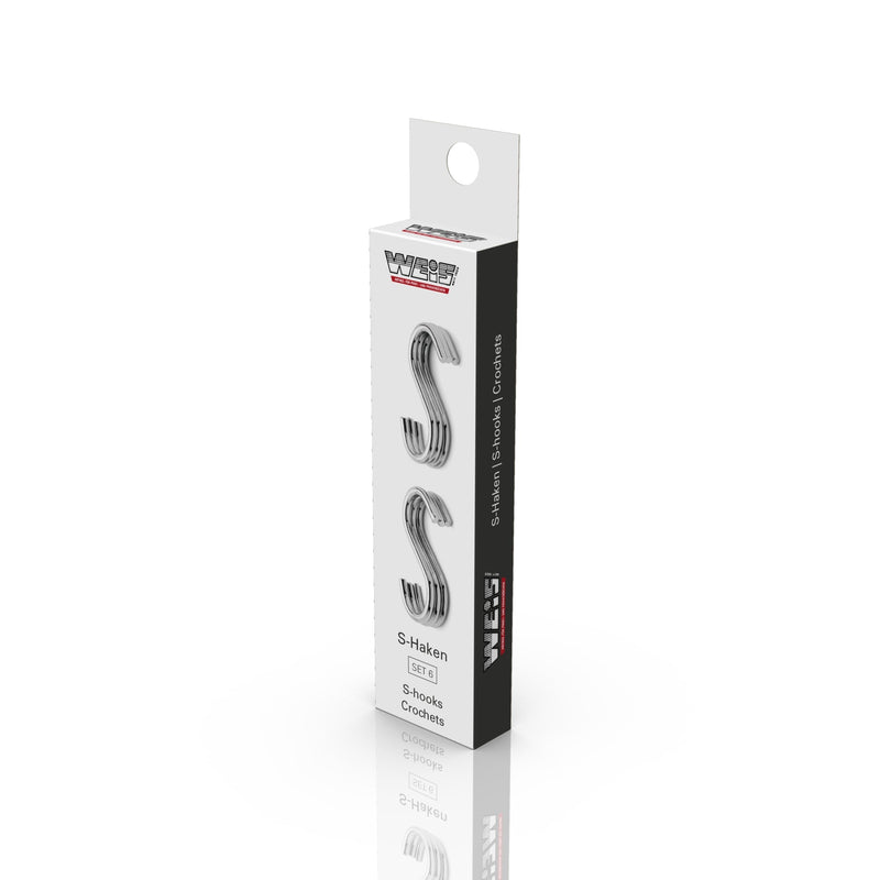 WEIS-60906 - WEIS - S-Haken 6-Box, Edelstahl