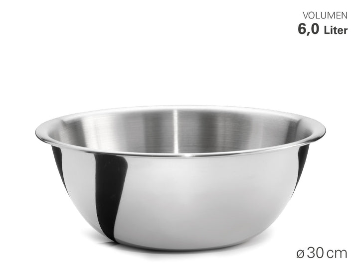 Weis-25230 - WEIS - "Classic" rozsdamentes acél tál - Átmérő: 30 cm