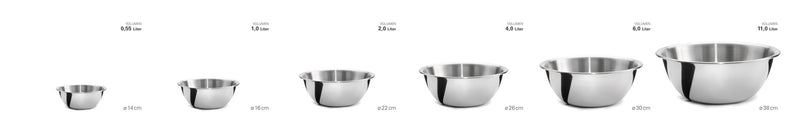 Weis-25236 - WEIS - Schüssel "Classic" aus Edelstahl - Durchmesser 36 cm
