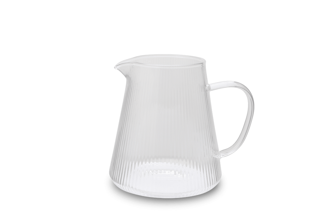 Weis-17059 - WEIS - Teapot made of borosilicate glass ribbed with tea filter