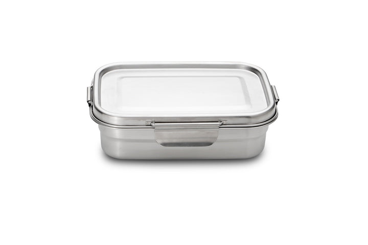 Weis-17321 - WEIS - Vesperdose Edelstahl mit Dichtring/Teiler 1,2L tiefe Form