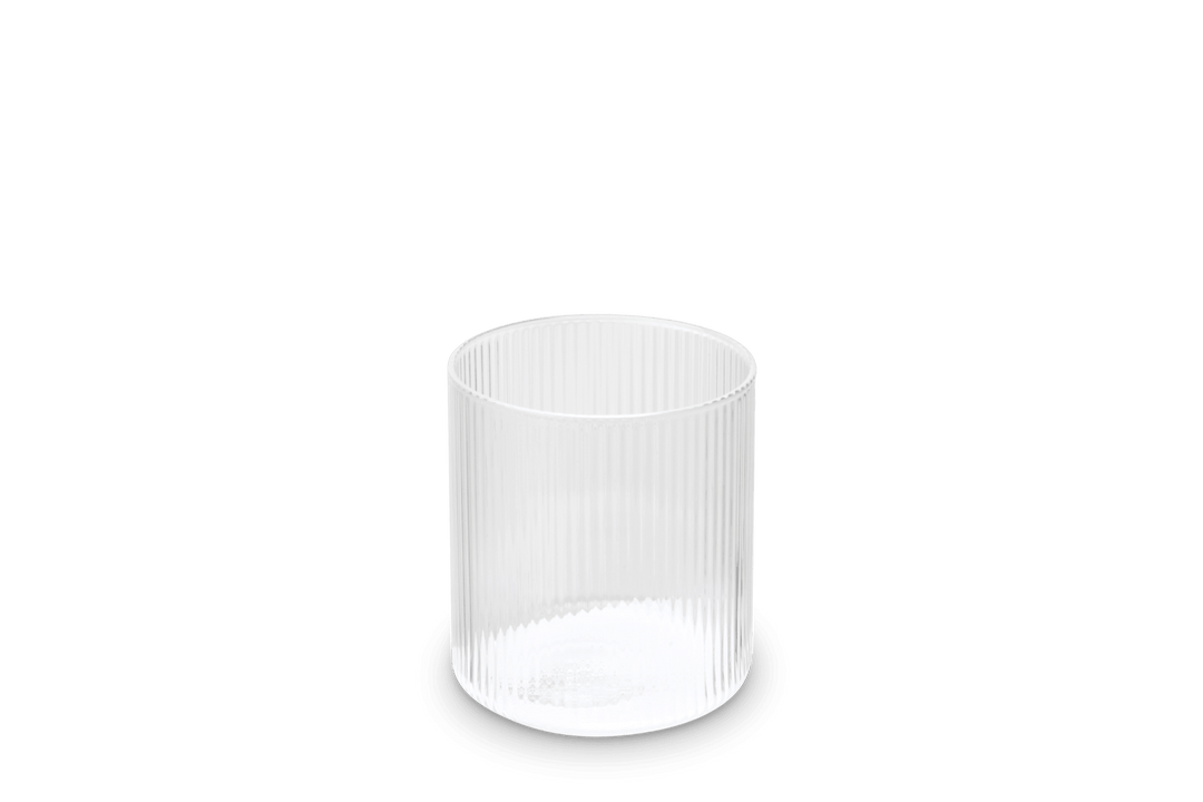 Weis-15931 - WEIS - voorraadpot van geribbeld borosilicaatglas 600ml