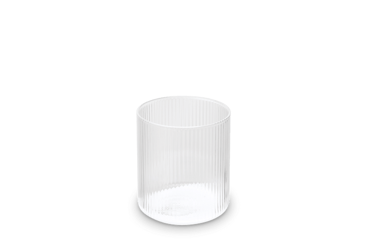 Weis-15931 - WEIS - voorraadpot van geribbeld borosilicaatglas 600ml
