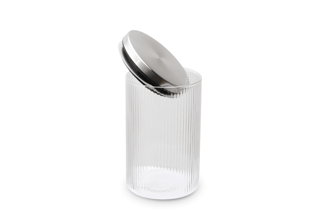 Weis-15932 - WEIS - Vorratsdose aus Borosilikatglas gerillt 800ml