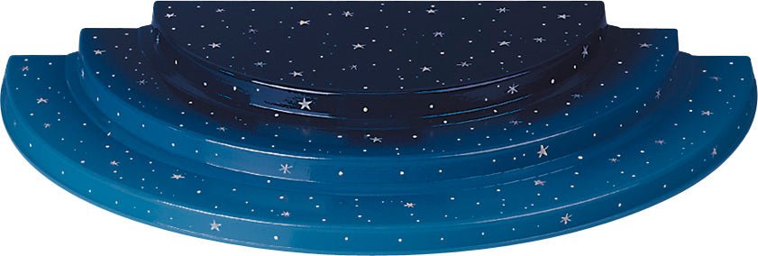 WUK - 550/B3OHN - Wendt & Kühn '3 - stufiger Engelberg, ohne Kerzentüllen, 48,5 x 24 x 6 cm'