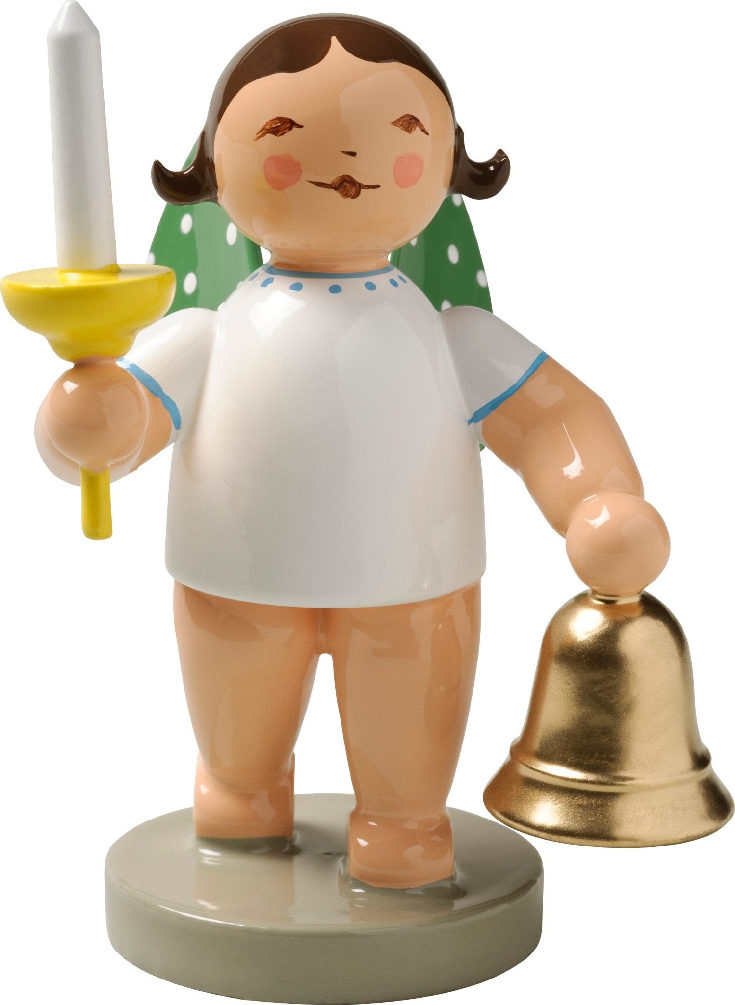 WUK - 650/53 - Wendt & Kühn 'Engel mit Glocke und Kerze - 6,5cm'