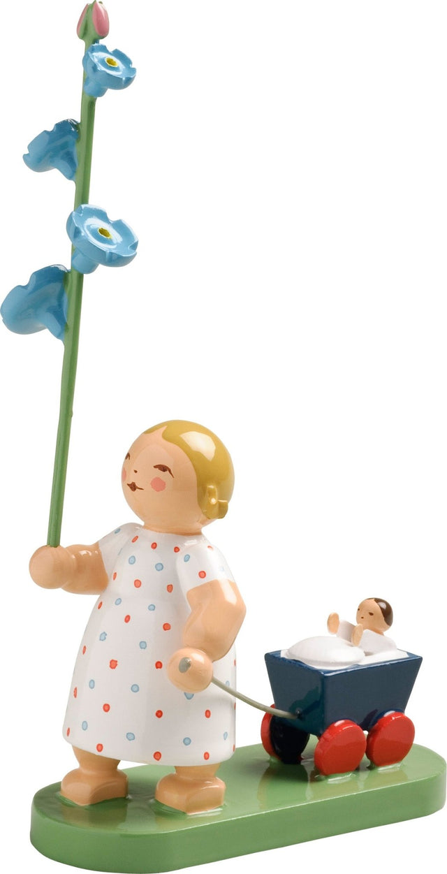 WUK - 5248/12 - Wendt & Kühn 'Flicka med förgätmigej - 10,5 cm'