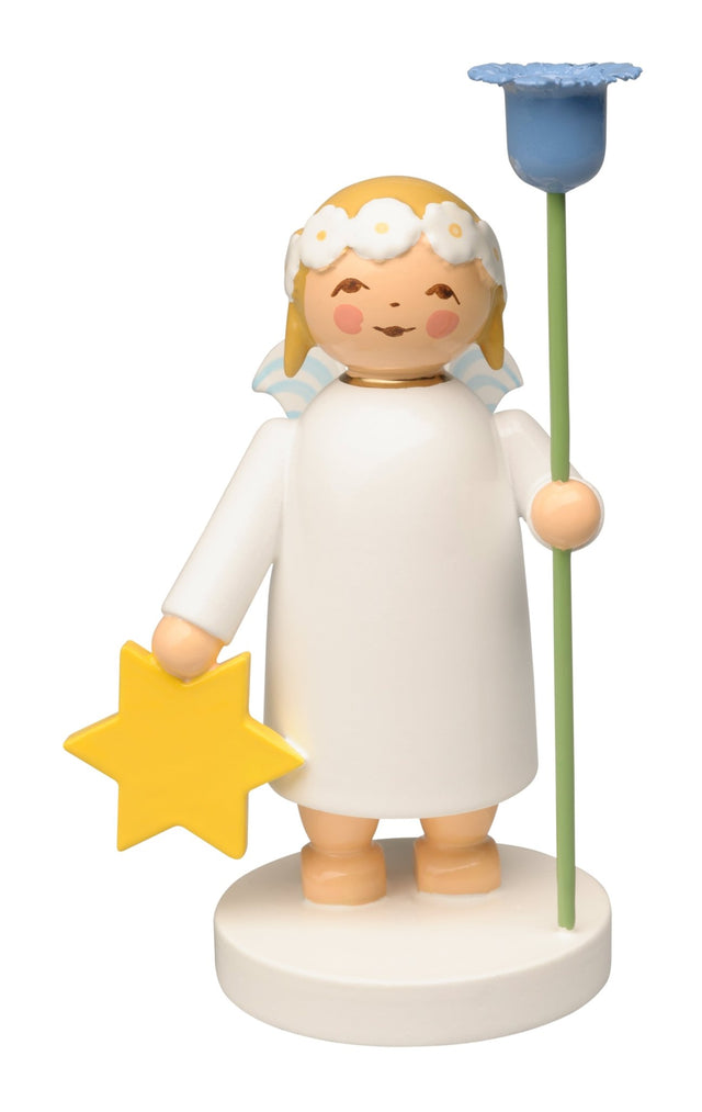 WUK-634/8 - Wendt & Kühn 'Prästkrageängel, medelstor, med blomma - 6,5 cm hög' 2026