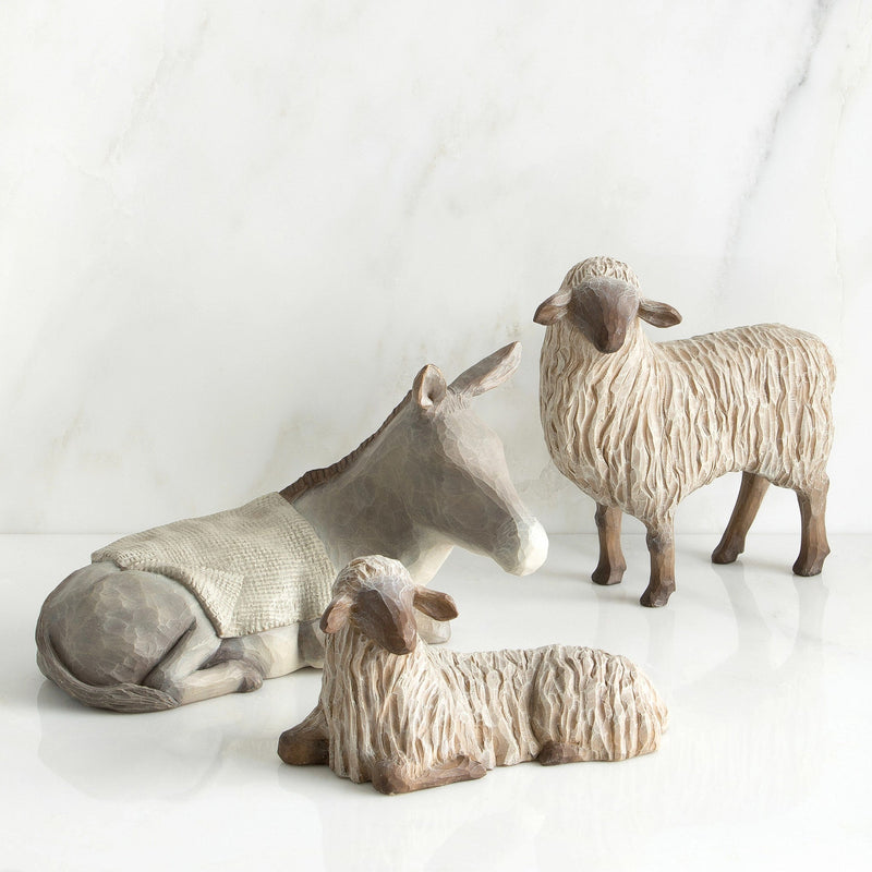 WT-26206 - Willow Tree Figur 'Sanfte Tiere im Stall - Gentle Animals of The Stable - große Figuren'