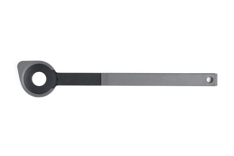 WOKU005 - G - WOLL 'Cook it Lochlöffel - grau - 32,5cm'