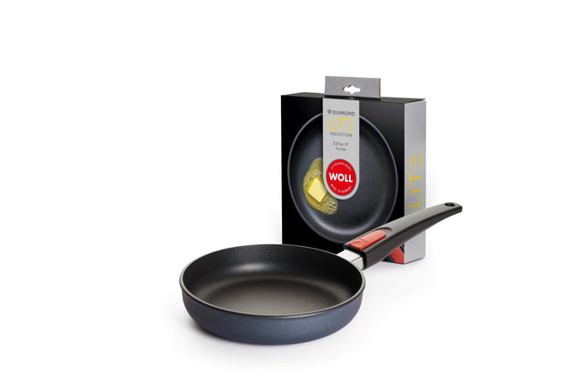 WONB - DPI - 1520 - Woll 'Diamond Lite Guss - Flachpfanne, rund, 20 cm, 5 cm hoch, mit Geschenkkarton'