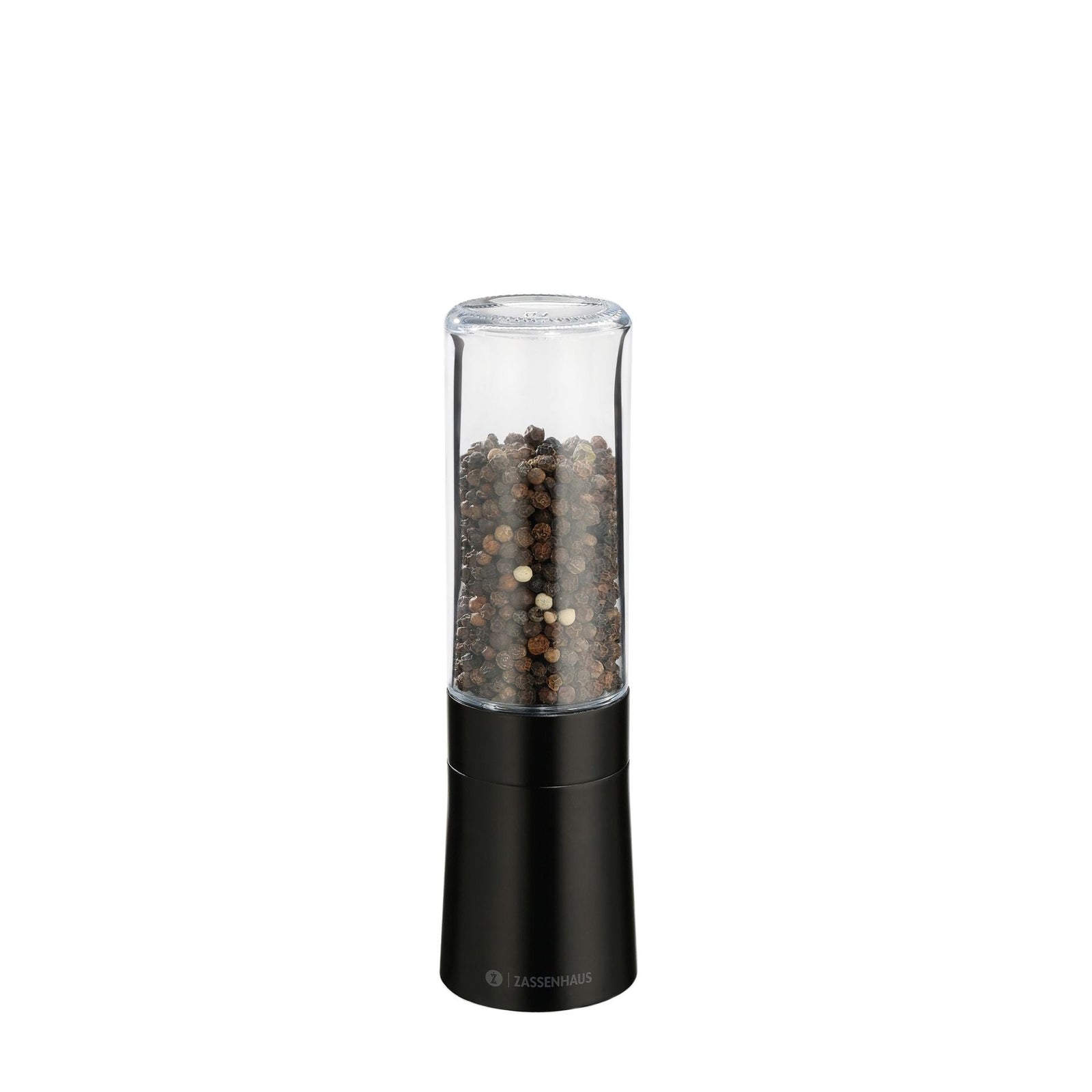 ZAS-35780 - Zassenhaus 'Pfeffermühle DESSAU 17 cm schwarz/Glas'
