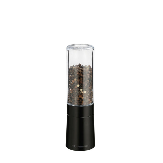 ZAS-35780 - Zassenhaus 'Pfeffermühle DESSAU 17 cm schwarz/Glas'