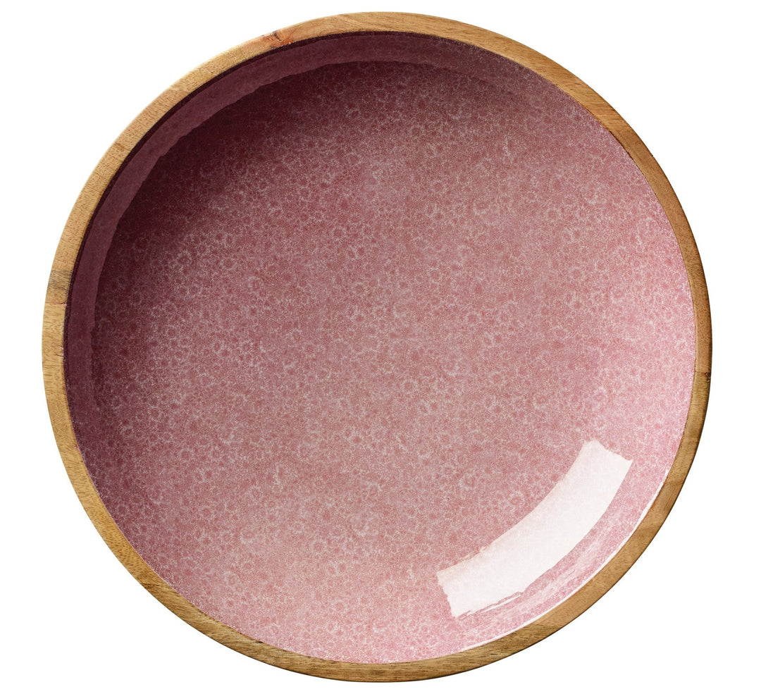 ZAS-080582 - Zassenhaus, Mineral Rose tál, Mangó, D35cm x 6cm