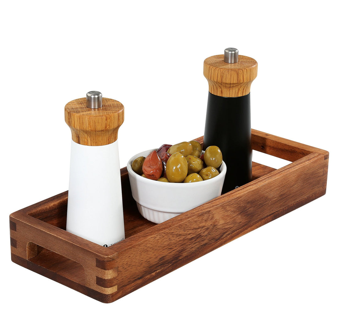 ZAS-059236 - Zassenhaus, Plateau de service en acacia 40×15×4,5 cm