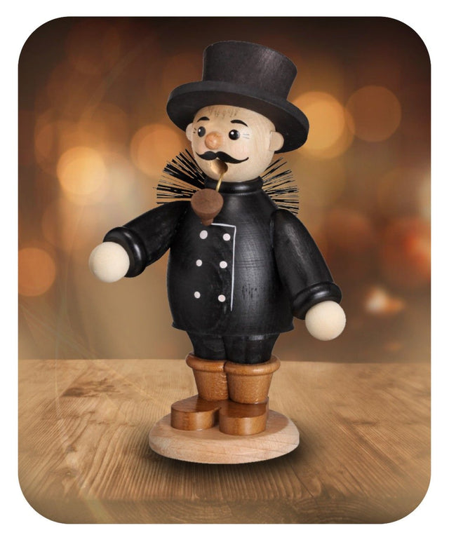 ZEI - 5229 - Zeidler Holzkunst - Berufe - Räuchermann Schornsteinfeger - 15cm