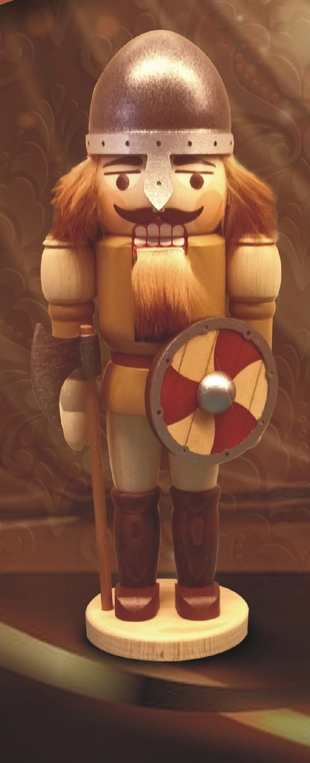 ZEI - 3262 - Zeidler Trækunst - Nøddeknækker - Vikinger - 29 cm