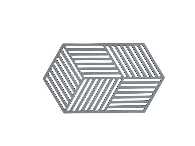F&H-31611 - Zone Denmark, Untersetzer Hexagon, Cool grey, 24 x 14 x 09 cm