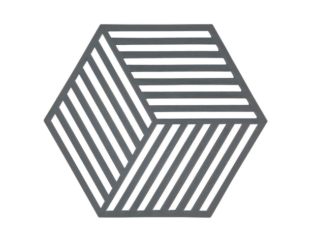 F&H-330137 - Zone Denmark, Untersetzer Hexagon, Cool Grey,16 x 14 x 0,9 cm