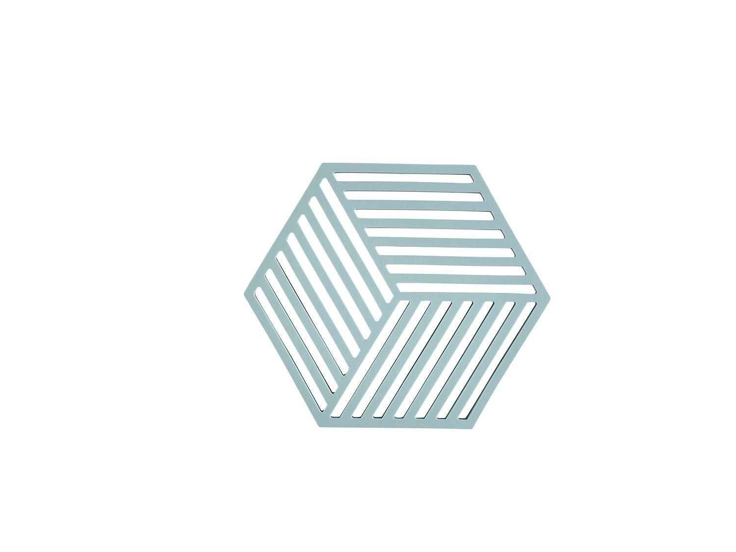 F&H-31598 - Zone Denmark Podtácek Hexagon, Modrá mlha, 16 x 14 x 0,9 cm