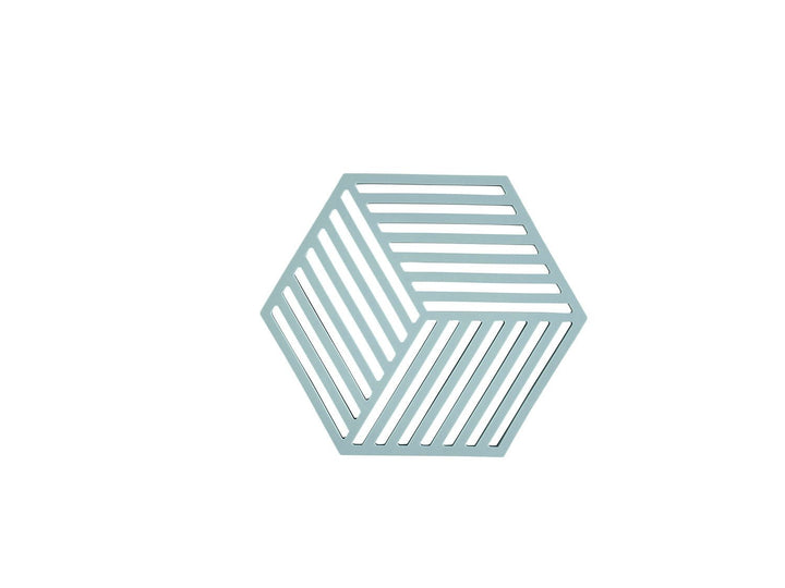 F&amp;H-31598 - Zone Denmark Podtácek Hexagon, Modrá mlha, 16 x 14 x 0,9 cm