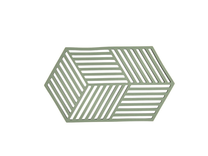 F&amp;H-31614 - Zone Denmark, podložka pod sklenice Hexagon, Rosemary, 24 x 14 x 0,9 cm
