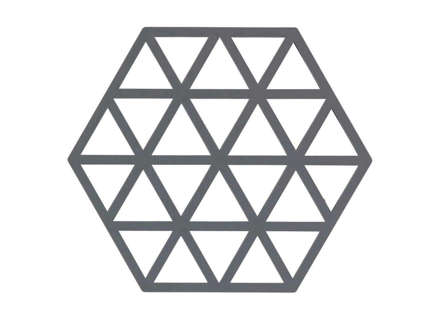 F&H-330226 - Zone Denmark, Triangles Coasters, Cool Grey, 16 x 14 x 0.9 cm