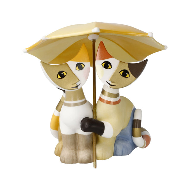 31400901 - R. Wachtmeister - Katzen Amici sotto l´ombrello, Goebel, Figur, 2024