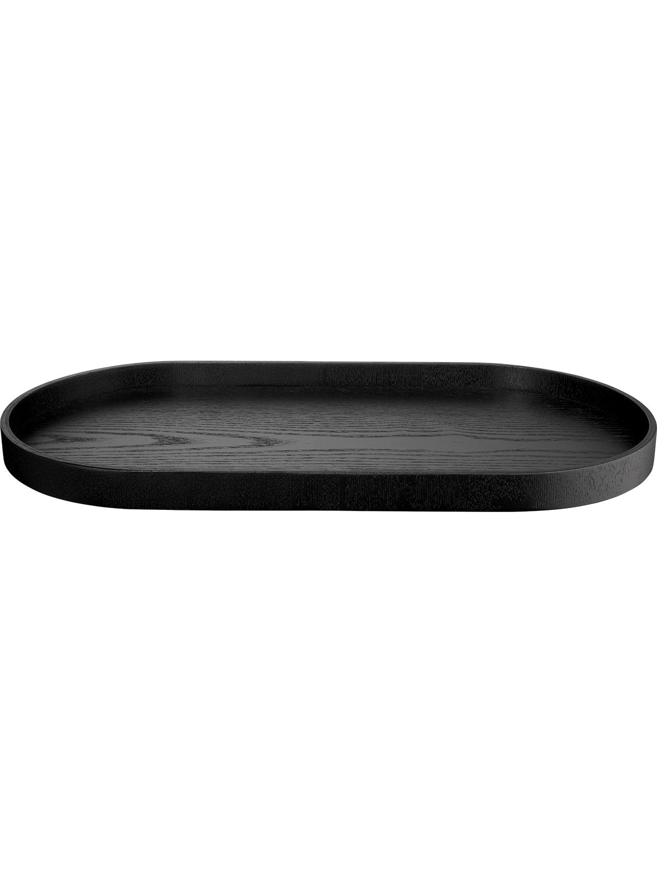 ASA - 53795970 - ASA - Holztablett oval, schwarz, Weidenholz, 44x22,5cm