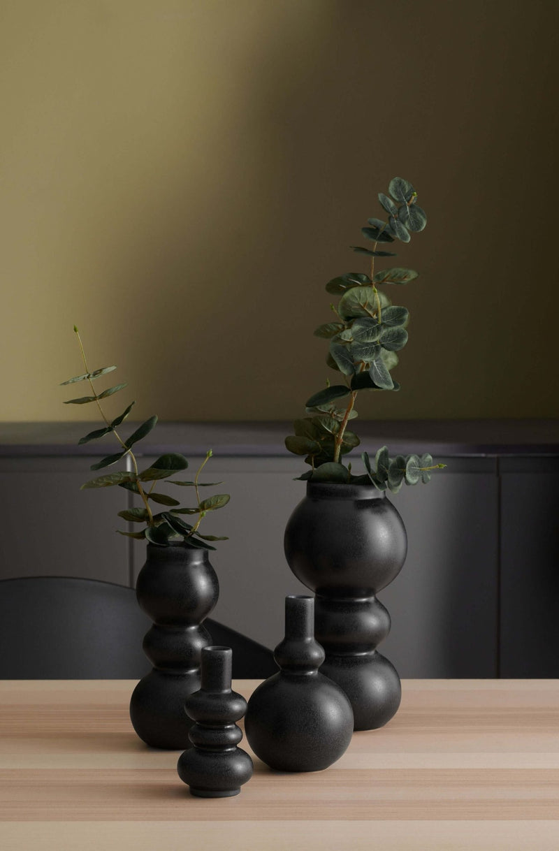ASA - 83091174 - ASA 'Vase, black iron, H15,5cm'