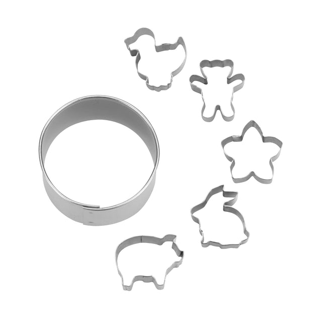 STA - 004665 - Ausstecher - Mini - Set, Städter, 6 Teilig