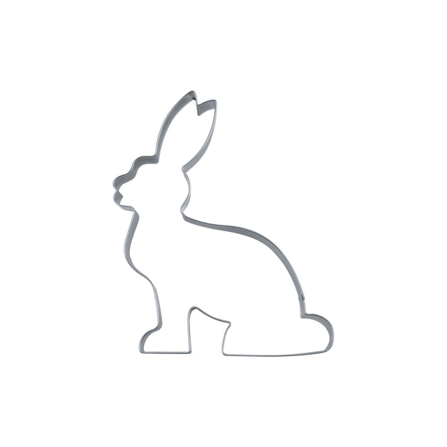 STA - 160415 - Ausstechform Hase sitzend, Städter, 9,5cm, Edelstahl