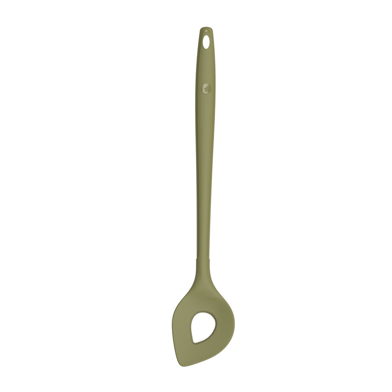 KOBL - 22026.53 - Backlöffel 30cm, KochBlume, Silikon, Edelstahl, olive