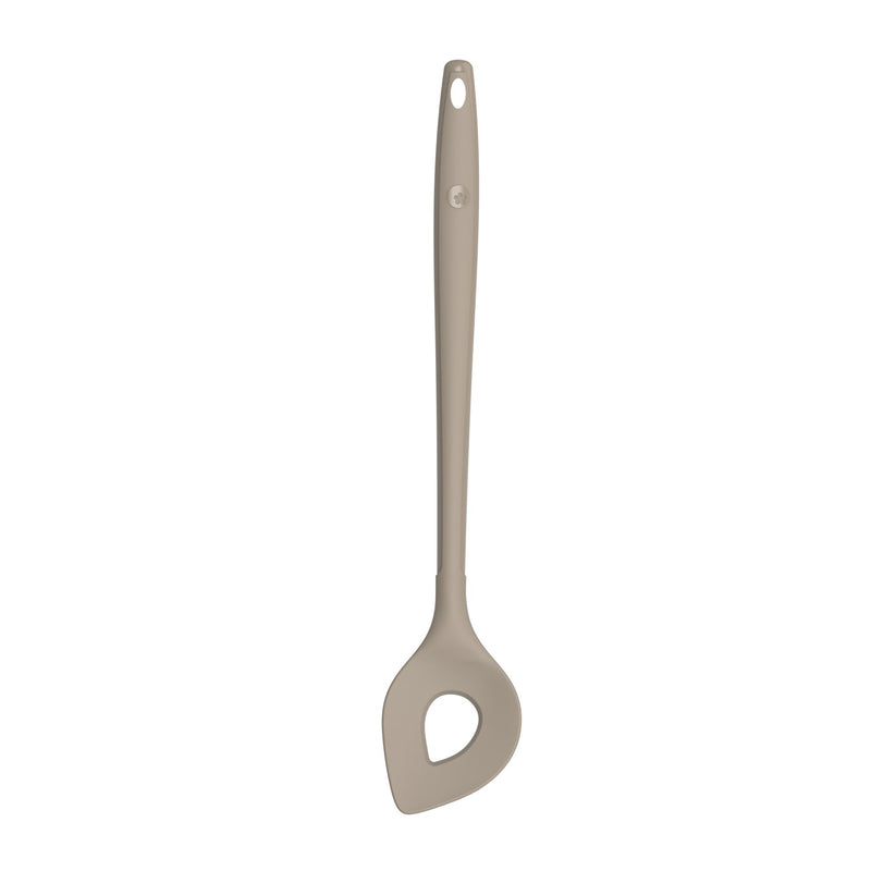 KOBL - 22026.12 - Backlöffel 30cm, KochBlume, Silikon, Edelstahl, taupe