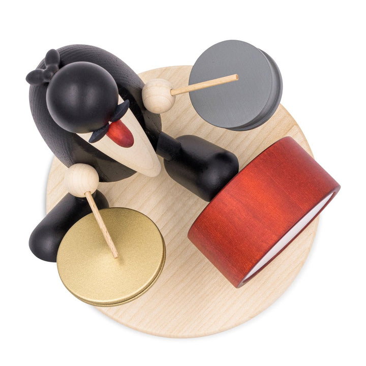 KOE - 5692 - Bjoern Koehler - Capelă - Domnul Schneider la tobe, negru, 10,5 cm