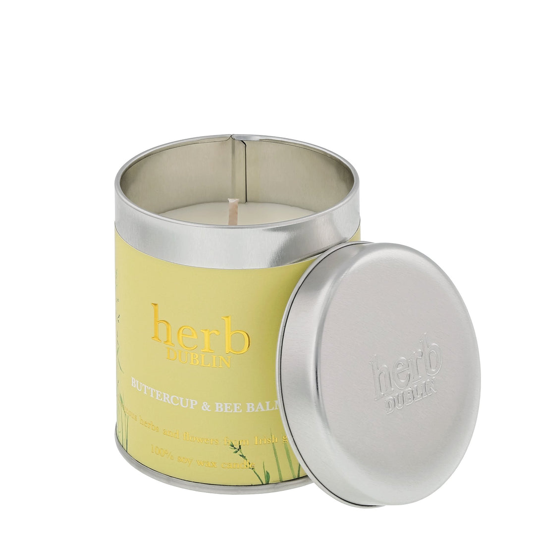 herb - HTS - BB - Butterblume und Bienenbalsam Zinn Kerze, herb DUBLIN
