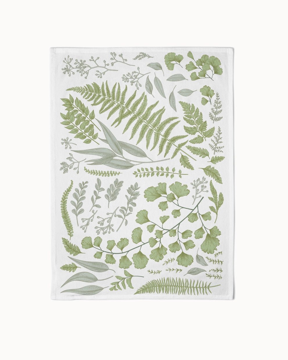 CHI - OKT109 - chic.mic 'Geschirrtuch - Green Leaves'