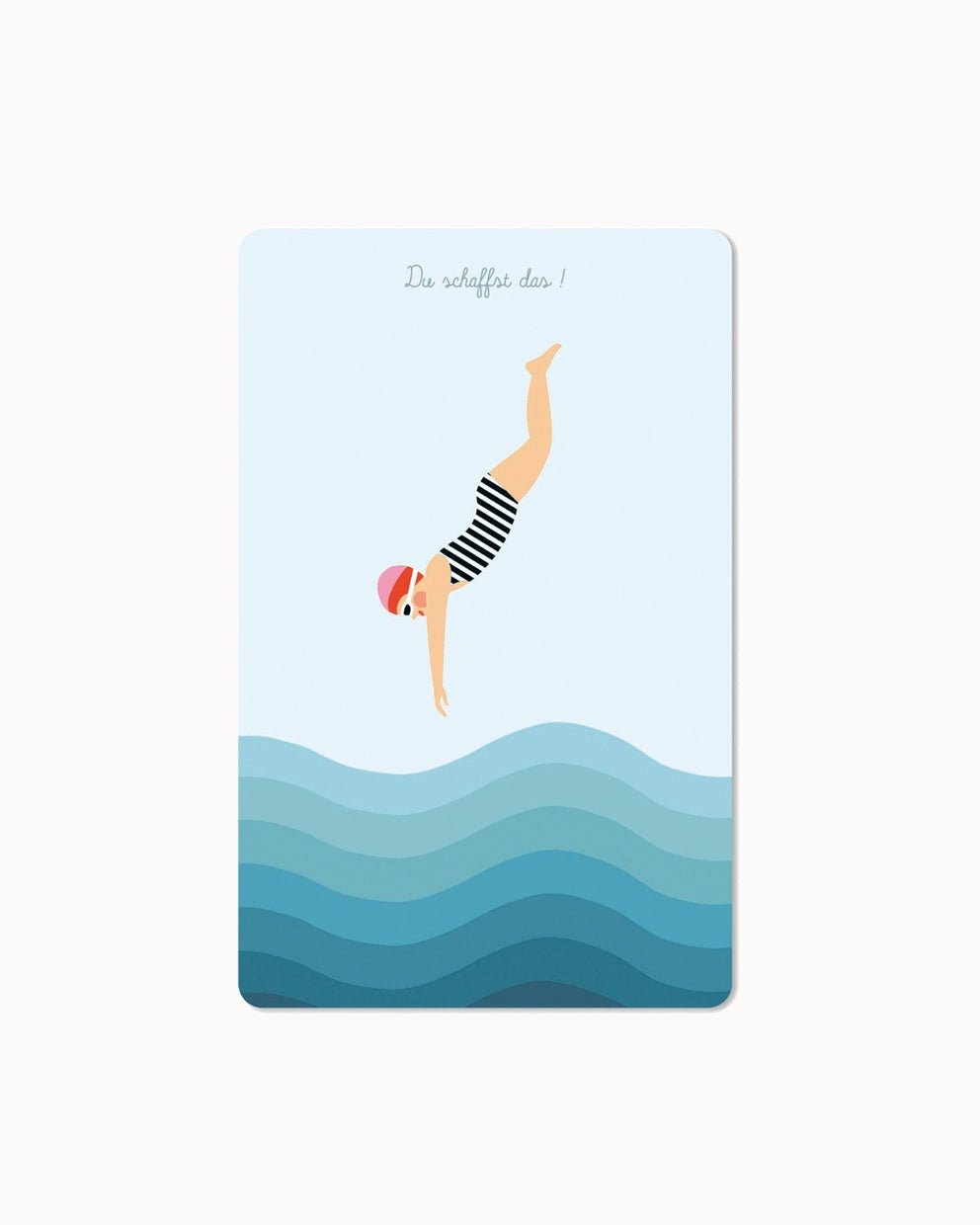 CHI - LC316 - chic.mic 'Carte postale Lunacard' "Tu peux le faire !"