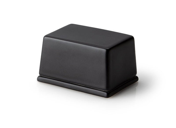 3725000 - Continenta - Butterdose für 125 g Butter - Keramik, schwarz