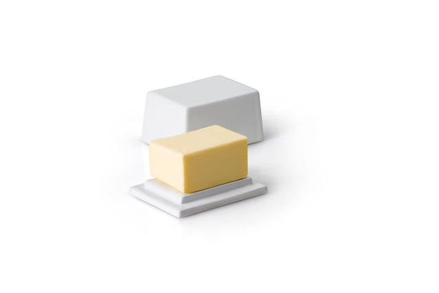 3925000 - Continenta - Butterdose für 125 g Butter - Keramik, weiß