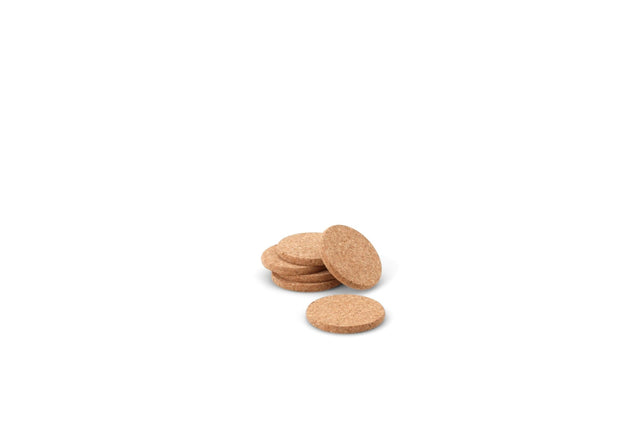 1501000 - Continenta - Gläseruntersetzer, Pack á 6 Stück. aus Kork, 10x0,9cm