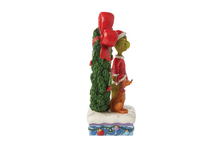 6015210 - Der Grinch &amp; Max Leuchtender Kranz - 21cm, Jim Shore 2024