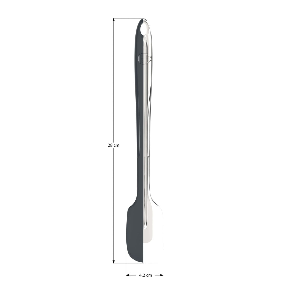 KOBL - 22962.51 - Design Teigschaber 28cm, KochBlume, Silikon, Edelstahl, altrosa