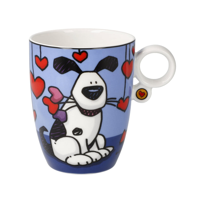 67200091 - Ed Heck - Love Dog, Goebel, Künstlertasse, 2024