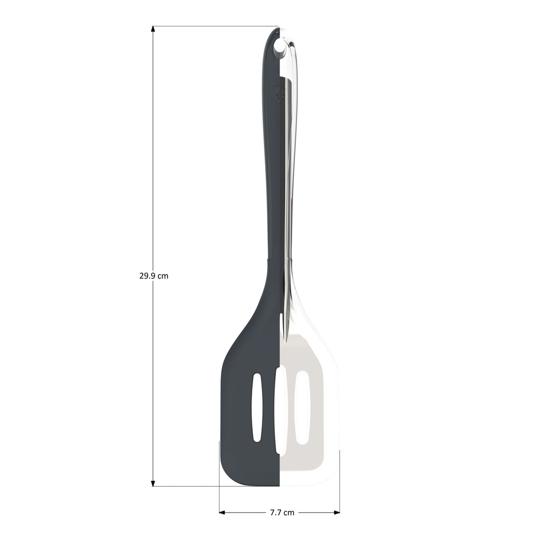 KOBL - 22028.12 - Flexwender 30cm, KochBlume, Silikon, Edelstahl, taupe